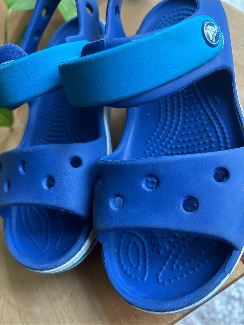 CROCS Bayaband Kids Royal Blue Adjustable Strap Sandals